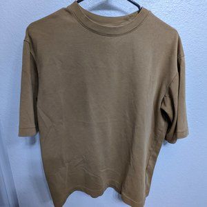 Uniqlo AIRism Cotton Oversized Crew Neck Size S